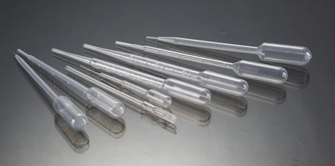 Transfer Pipettes, 5mL Capacity-Graduated to 2mL- Blood Bank, Sterile, 500 per Case, Individually Wrapped - Click Image to Close